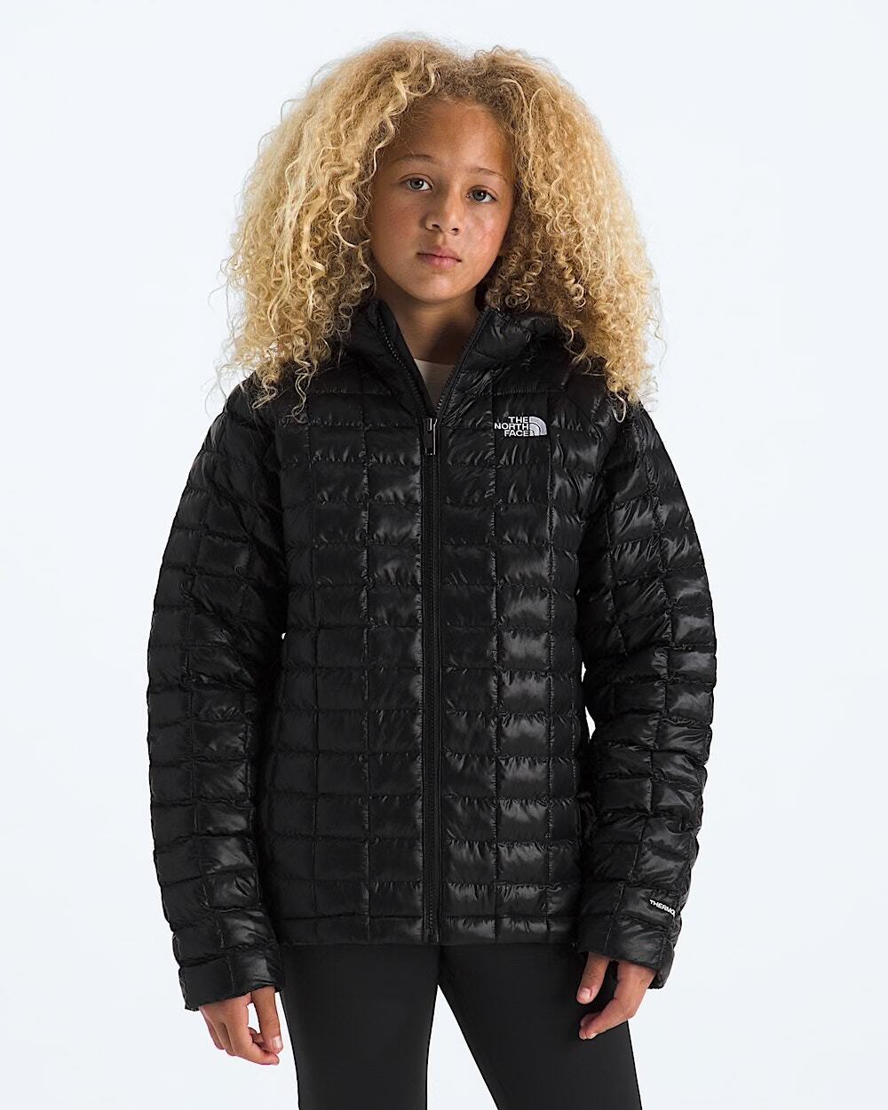 The North Face NEW Boys’ & Girls’ THERMOBALL™ Hooded Jacket Black Puffer Size 10